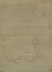 Studi per una guardia in una Resurrezione e di un angelo, WA1846.150